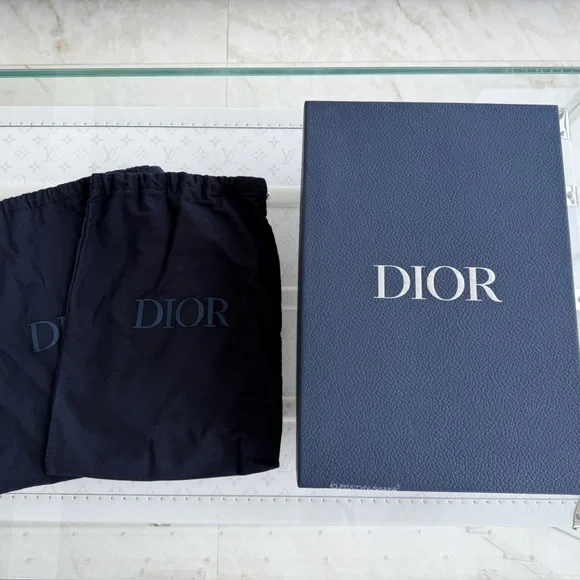 Dior B25 Runners White Logo Sneakers 10US